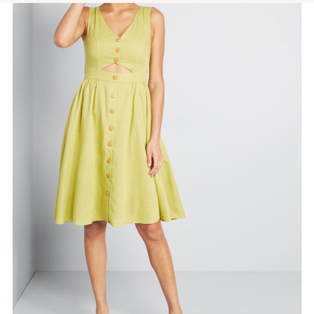 ModCloth Keeping On Cutout Dress NWT